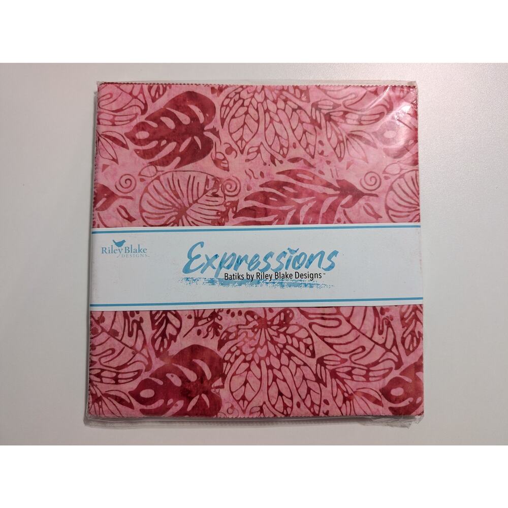 Expressions Batiks Layer Cake by Riley Blake Designs 10 inch Tiles